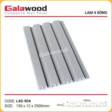 Tấm Ốp Lam Sóng Giả Vân Vải Galawood L4S-904