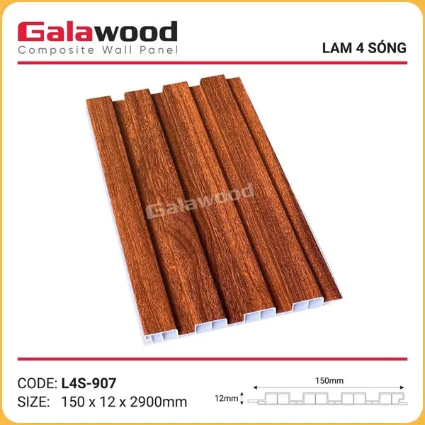 Tấm Ốp Lam Sóng Galawood L4S-907