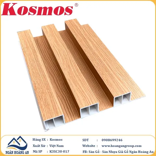 Tâm Nhựa Ốp Tường Lam Sóng Kosmos 3KSC30-017 - Vật Liệu Trang Trí Thế Hệ Mới