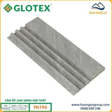Tấm Nhựa Ốp Tường Lam Sóng Vân Bê Tông Glotex TN195