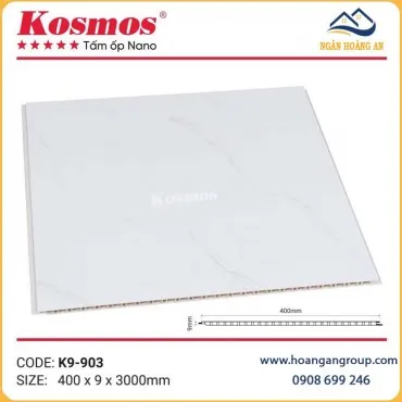 Tấm Nhựa Ốp Tường Nano Chân Kép Giả Vân Đá Kosmos K9-903