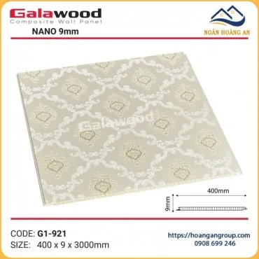 Tấm Nhựa Ốp Trần Nano Màu Trắng Galawood G1-921