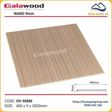 Tấm Nhựa Ốp Tường Nano Giả Gỗ Galawood G9-908M