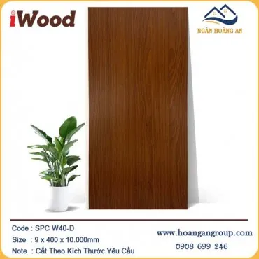 Tấm Ốp Nano Nhựa Giả Vân Gỗ iWood W40-D