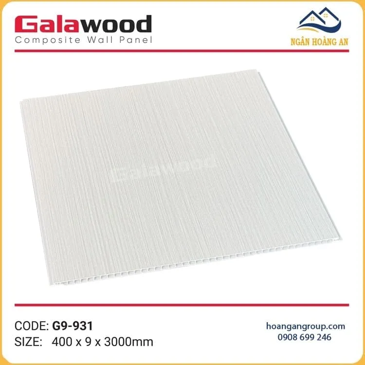 Tấm Nhựa Ốp Tường Nano Giả Vân Gỗ Galawood G9-931 Tấm Nhựa Ốp Tường Nano Giả Vân Gỗ Galawood G9-931