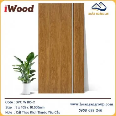 Ốp Tường Ốp Trần Nano Nhựa Giả Gỗ iWood W105-C