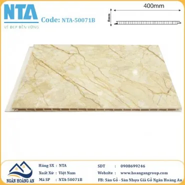 Tấm Nhựa Ốp Tường Nano Giả Gỗ NTA 50071B