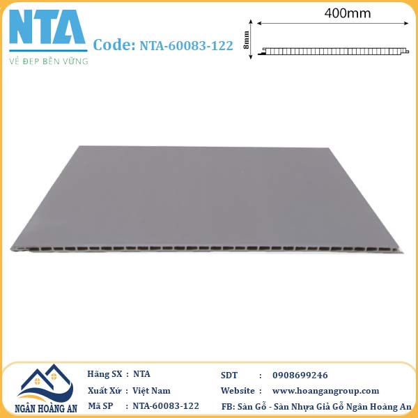 Tấm Nhựa Ốp Tường Nano NTA-60083-122