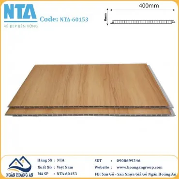 Tấm Nhựa Ốp Tường Nano Giả Gỗ NTA 60153