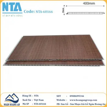 Tấm Nhựa Ốp Tường Nano Giả Gỗ NTA 60166