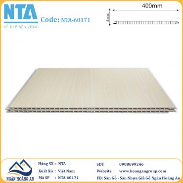 Tấm Nhựa Ốp Tường Nano Giả Gỗ NTA 60171