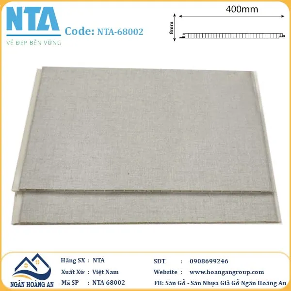 Tấm Nhựa Ốp Tường Nano NTA-68002
