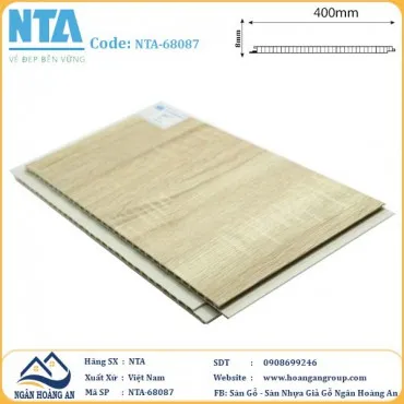 Tấm Nhựa Ốp Tường Nano Giả Gỗ NTA 68087