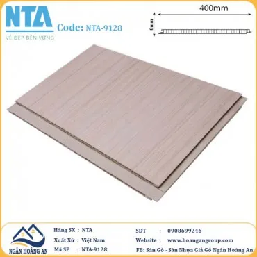 Tấm Nhựa Ốp Tường Nano Giả Gỗ NTA 9128