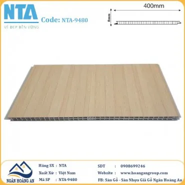 Tấm Nhựa Ốp Tường Nano Giả Gỗ NTA 9480