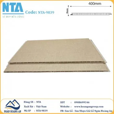 Tấm Nhựa Ốp Tường Nano Giả Gỗ NTA 9839