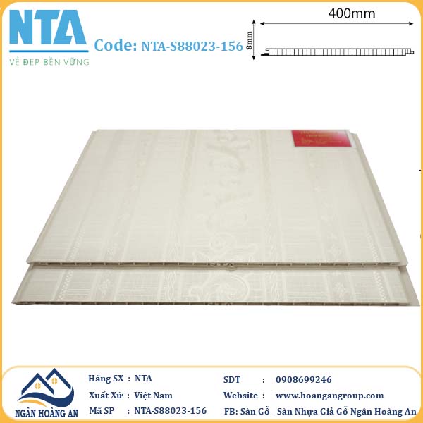 Tấm Nhựa Ốp Tường Nano NTA-S88023-156