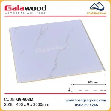 Tấm Nhựa Nano Giả Vân Đá Trắng Galawood G9-903M