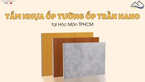 Tấm Nhựa Ốp Tường Ốp Trần Nano Giả Gỗ Tại Hóc Môn TPHCM