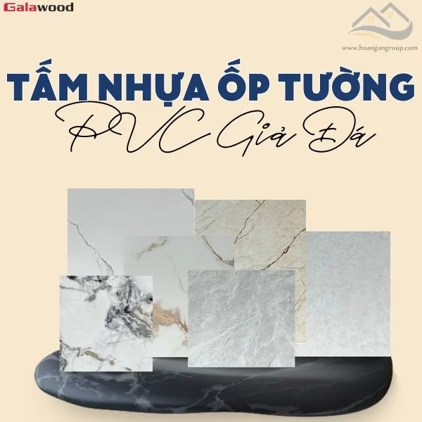 Tấm Nhựa Ốp Tường PVC Giả Đá Galawood