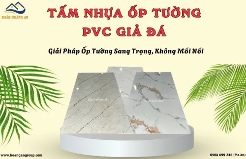 Tấm Nhựa Ốp Tường PVC Giả Đá – Giải Pháp Ốp Tường Sang Trọng