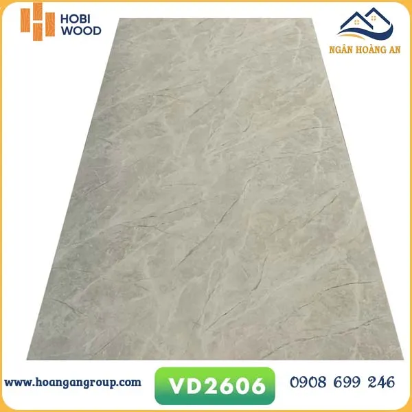 Tấm Nhựa Ốp Tường PVC Giả Đá Hobiwood VD2606