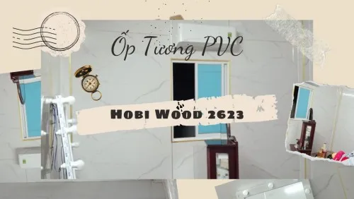 Ốp Tường PVC Giả Đá Hobi Wood VD2623 Tại Bình Chánh TPHCM