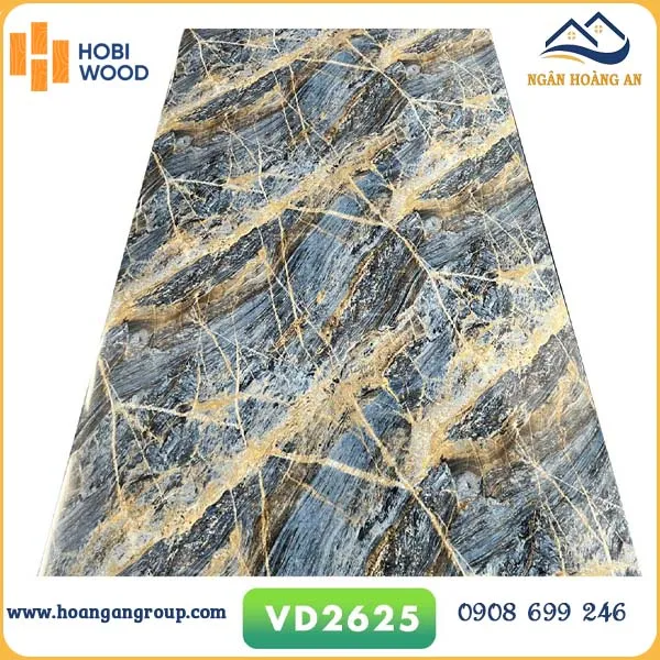 Tấm Nhựa Ốp Tường PVC Giả Đá Hobi Wood VD2625 Dày 2.6mm Tấm Nhựa Ốp Tường PVC Giả Đá Hobi Wood VD2625 Dày 2.6mm