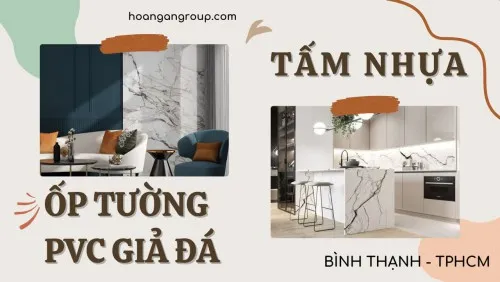 Tấm Nhựa Ốp Tường PVC Giả Đá Chất Lượng Tại Bình Thạnh TPHCM
