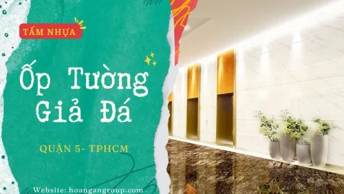 Tấm Nhựa Ốp Tường PVC Giả Đá Tại Quận 5 TPHCM