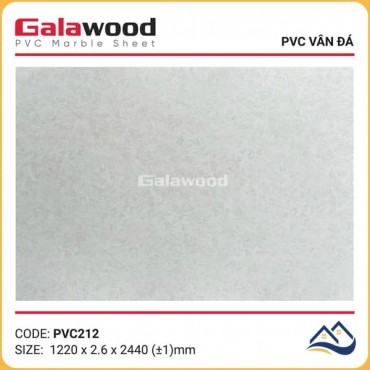 Tấm Nhựa Ốp Tường PVC Giả Đá Galawood PVC212 dày 2.6mm