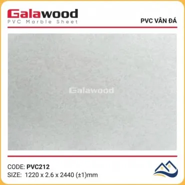 Tấm Nhựa Ốp Tường PVC Giả Đá Galawood PVC212 dày 2.6mm