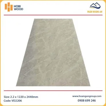 Tấm Nhựa Ốp Tường PVC Giả Vân Đá Hobiwood VD2206