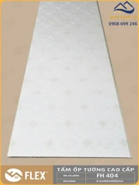 Tấm Nhựa Ốp Tường Vân Vải Flex FH404 Cắt Theo Kích Thước
