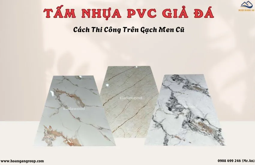 Tấm Nhựa PVC Giả Đá Ốp Tường Là Gì? Cách Thi Công Trên Gạch Men Cũ Tấm Nhựa PVC Giả Đá Ốp Tường Là Gì? Cách Thi Công Trên Gạch Men Cũ