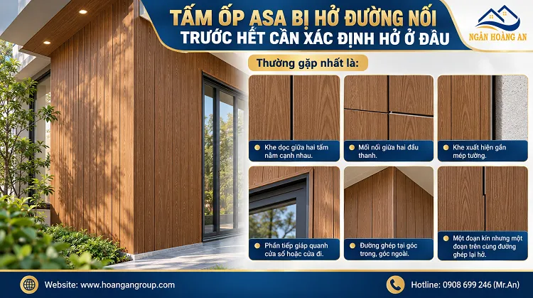 Tấm Ốp ASA Bị Hở Đường Nối Trước Hết Cần Xác Định Hở Ở Đâu Tấm Ốp ASA Bị Hở Đường Nối Trước Hết Cần Xác Định Hở Ở Đâu
