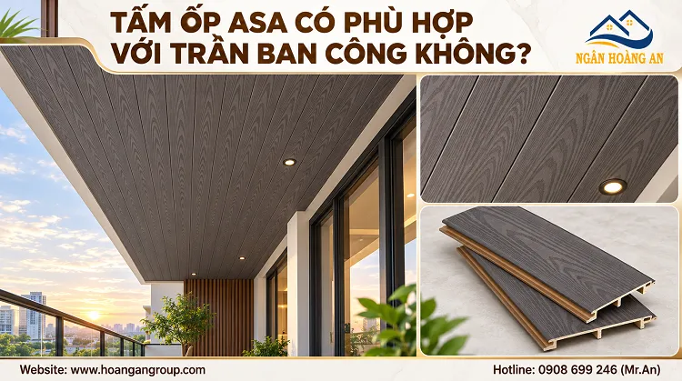 Tấm Ốp ASA Có Phù Hợp Với Trần Ban Công Không?