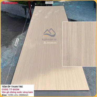 Tấm Ốp Than Tre Kosmos Vân Gỗ TT-802M