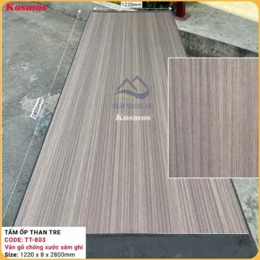 Tấm Ốp Than Tre Kosmos Vân Gỗ TT-803