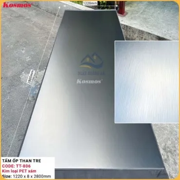 Tấm Ốp Than Tre Kosmos Kim Loại Pet TT-806
