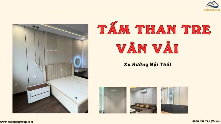 Tấm Ốp Đa Năng Than Tre Vân Vải Ốp Tường – Xu Hướng Nội Thất