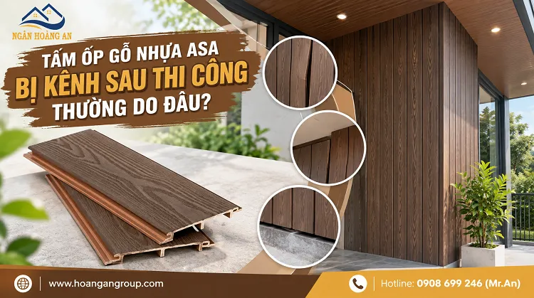 Tấm Ốp Gỗ Nhựa ASA Bị Kênh Sau Thi Công Thường Do Đâu? Tấm Ốp Gỗ Nhựa ASA Bị Kênh Sau Thi Công Thường Do Đâu?