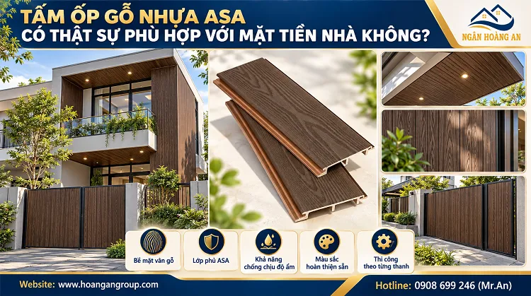Tấm Ốp Gỗ Nhựa ASA Có Thật Sự Phù Hợp Với Mặt Tiền Nhà Không?