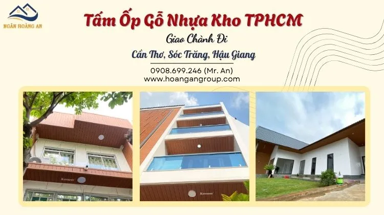 Tấm Ốp Gỗ Nhựa Kho TPHCM Giao Chành Đi Cần Thơ, Sóc Trăng, Hậu Giang