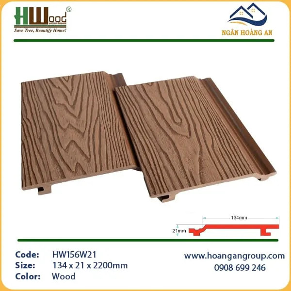 Tấm Ốp Gỗ Nhựa Ngoài Trời HWood Tại Củ Chi TPHCM