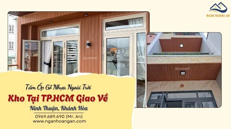 Tấm Ốp Gỗ Nhựa Ngoài Trời Kho Tại TP.HCM Giao Về Ninh Thuận, Khánh Hòa