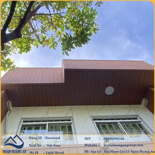 Tấm Ốp Gỗ Nhựa Ngoài Trời Kosmos Tại Biên Hòa Đồng Nai