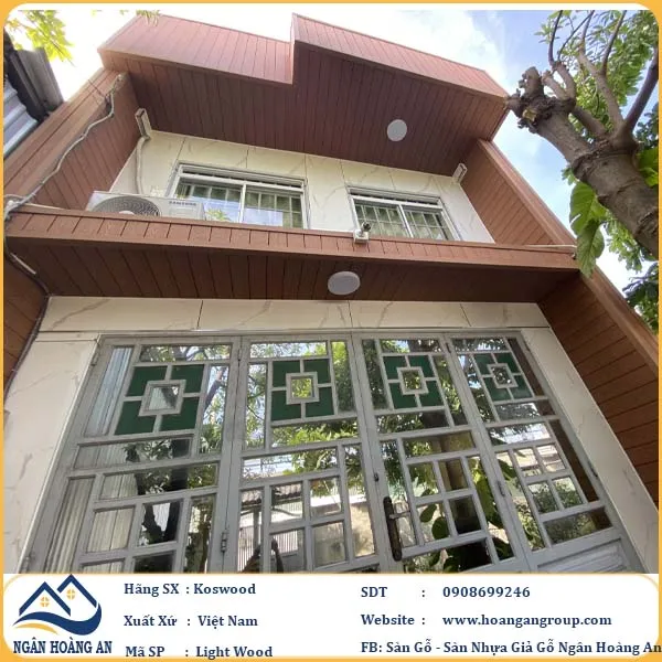 Tấm Ốp Gỗ Nhựa Ngoài Trời Kosmos Tại Quận 1 TPHCM