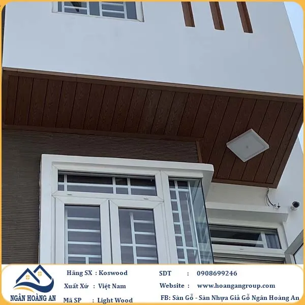 Tấm Ốp Gỗ Nhựa Ngoài Trời Kosmos Tại Quận 2 TPHCM