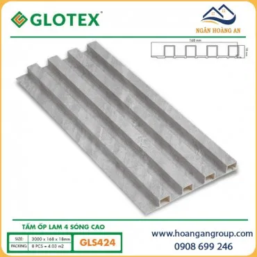 Tấm Ốp Lam 4 Sóng Cao Giả Bê Tông Glotex GLS424 